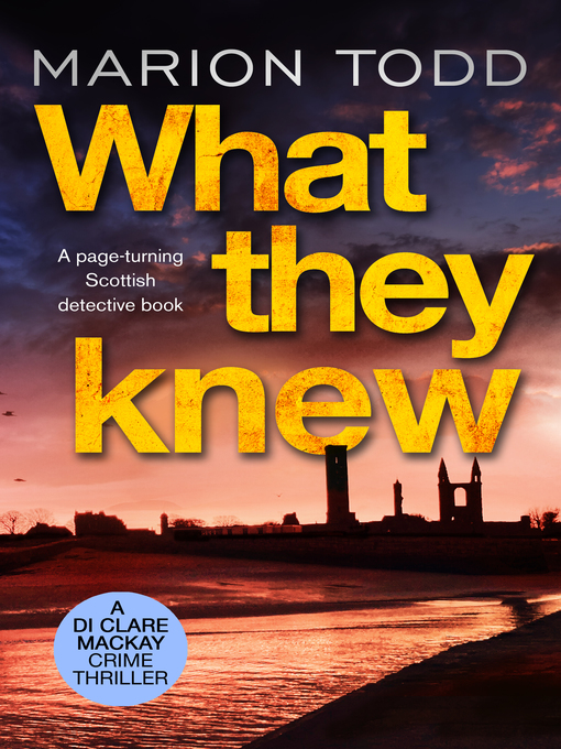 Title details for What They Knew by Marion Todd - Wait list